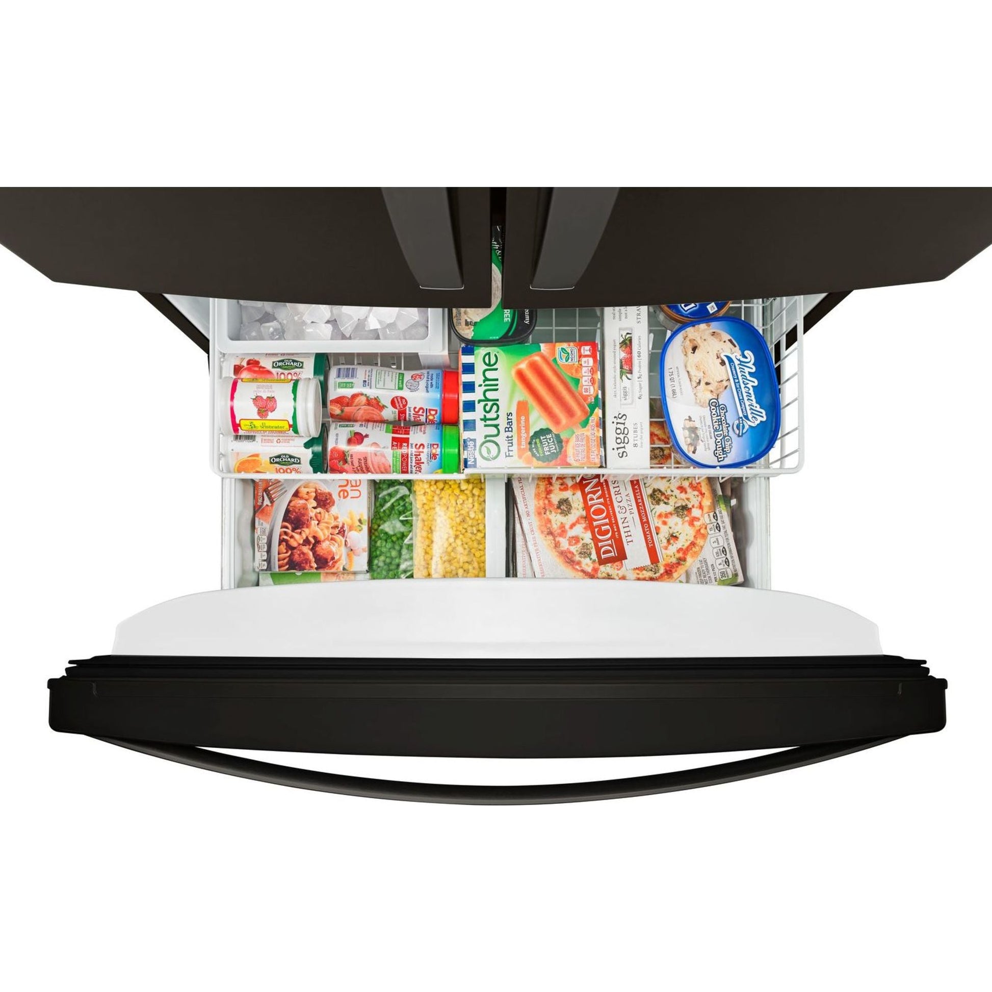 Whirlpool French Door Fridge (WRF535SWHV) - Black Stainless