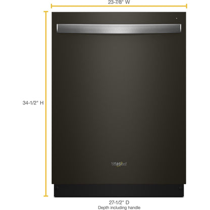 Whirlpool Dishwasher Plastic Tub (WDT730PAHV) - Black Stainless