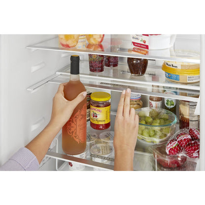 Whirlpool Bottom Mount Fridge (WRB543CMJZ) - Stainless Steel