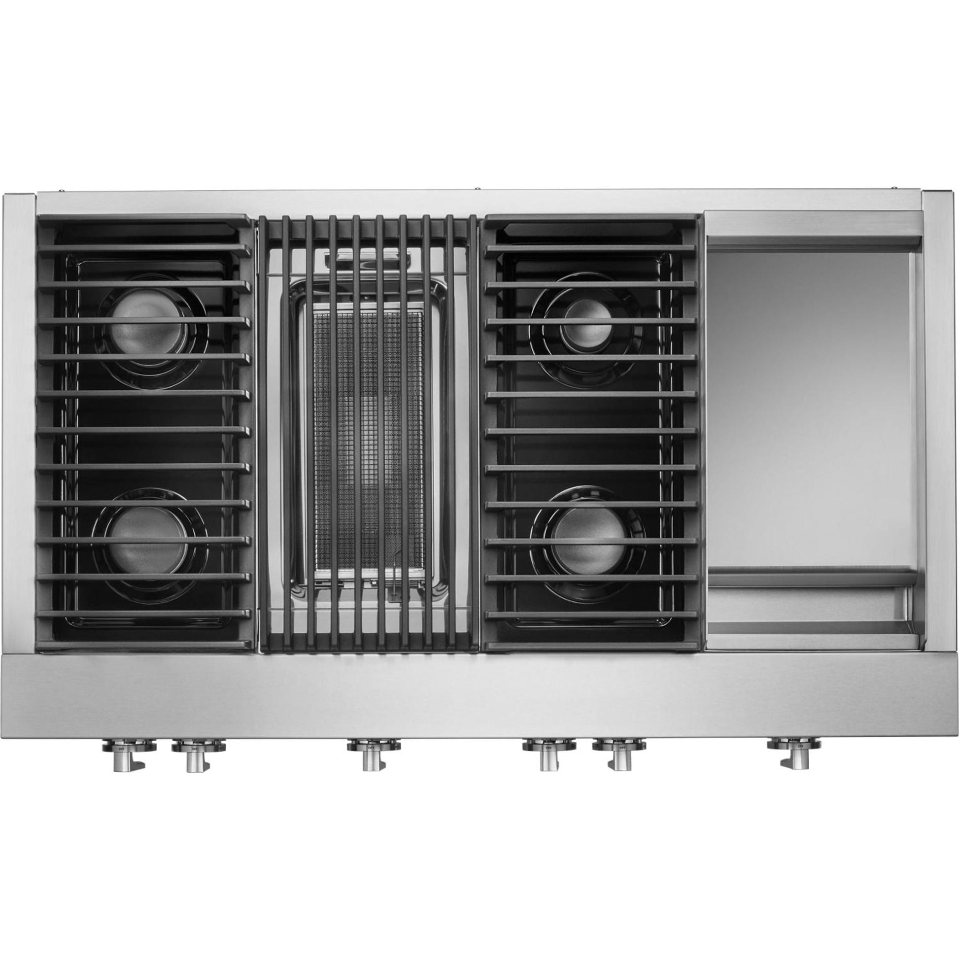 JennAir 48" Gas Cooktop (JGCP748HM) - Floating Glass Black