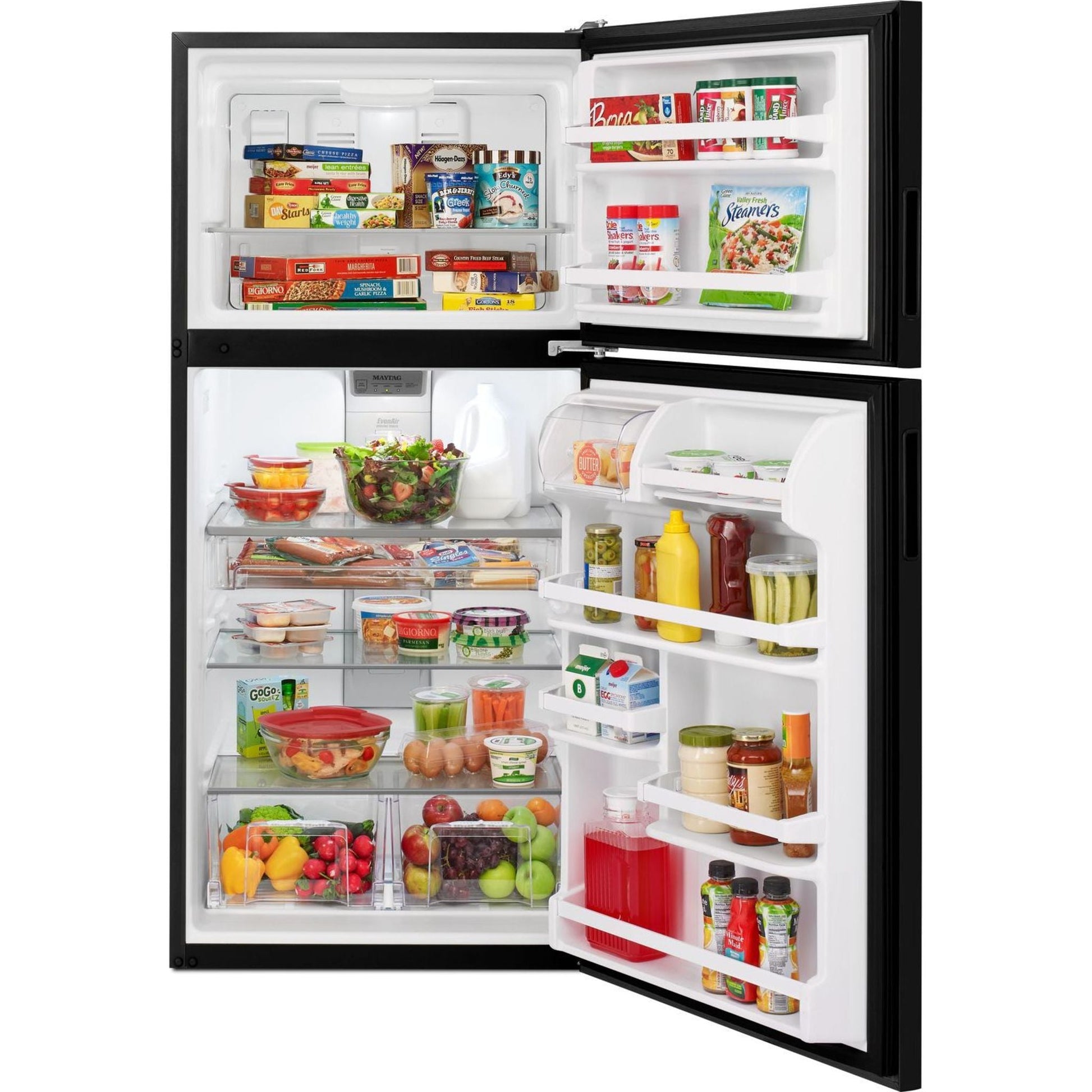 Maytag Top Mount Fridge (MRT118FFFE) - Black