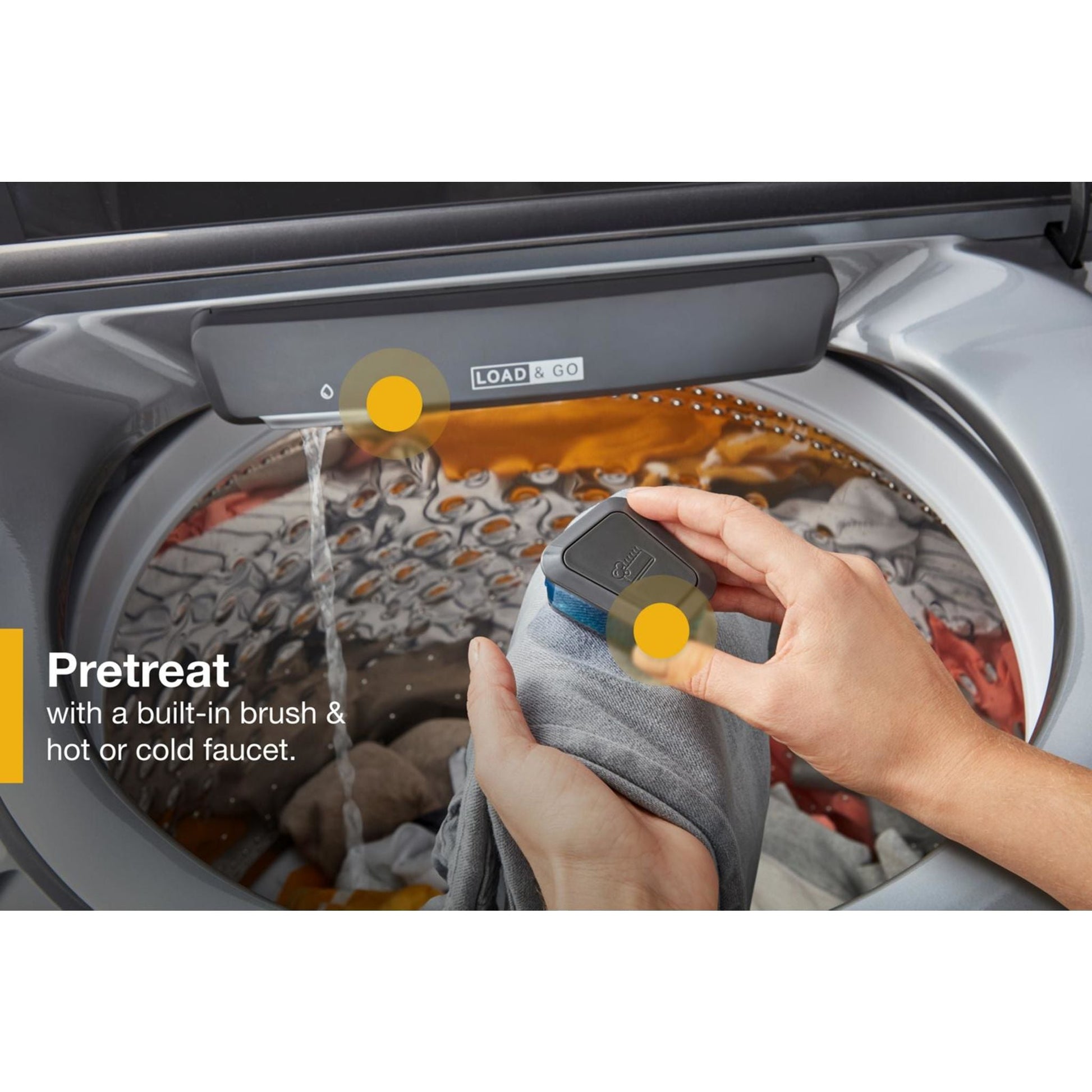 Whirlpool Top Load Washer (WTW6120HC) - Chrome Shadow