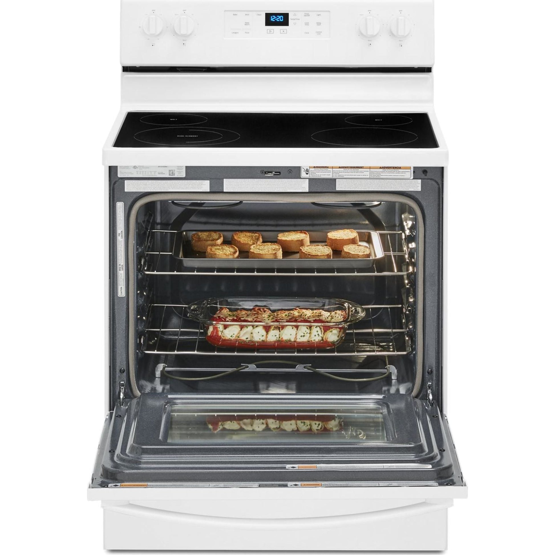 Whirlpool Self Clean Range (YWFE515S0JW) - White