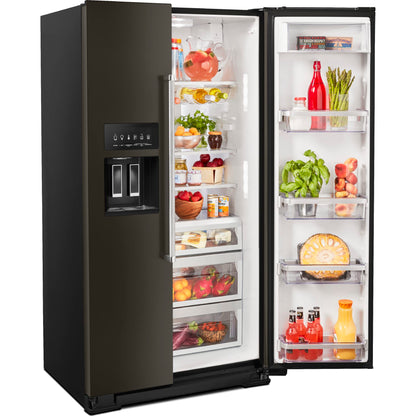 KitchenAid Counter Depth Fridge (KRSC700HBS) - Black Stainless