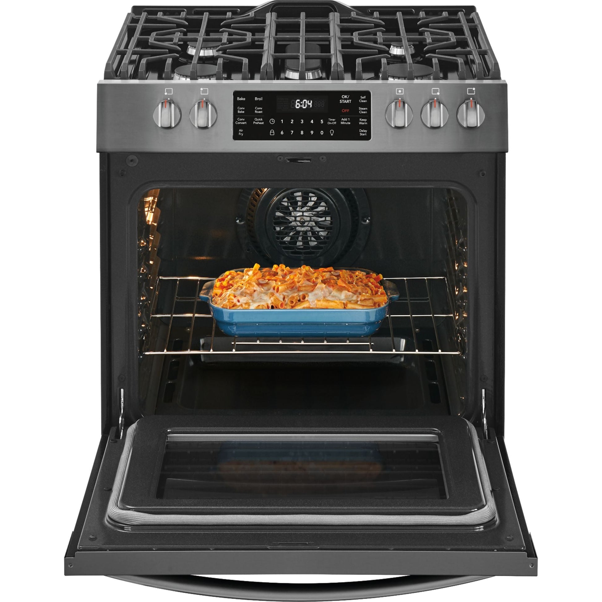 Frigidaire Gallery Gas Range (FGGH3047VD) - Black Stainless