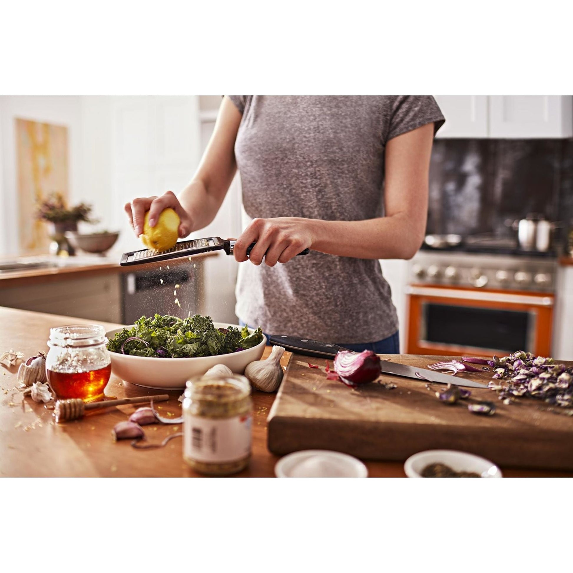 KitchenAid Gas Range (KFGC506JSC) - Scorched Orange