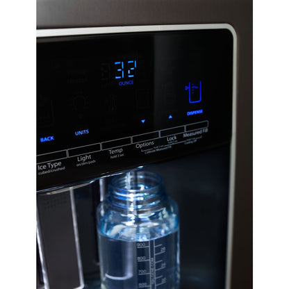 Whirlpool Side x Side Fridge (WRS571CIHV) - Black Stainless