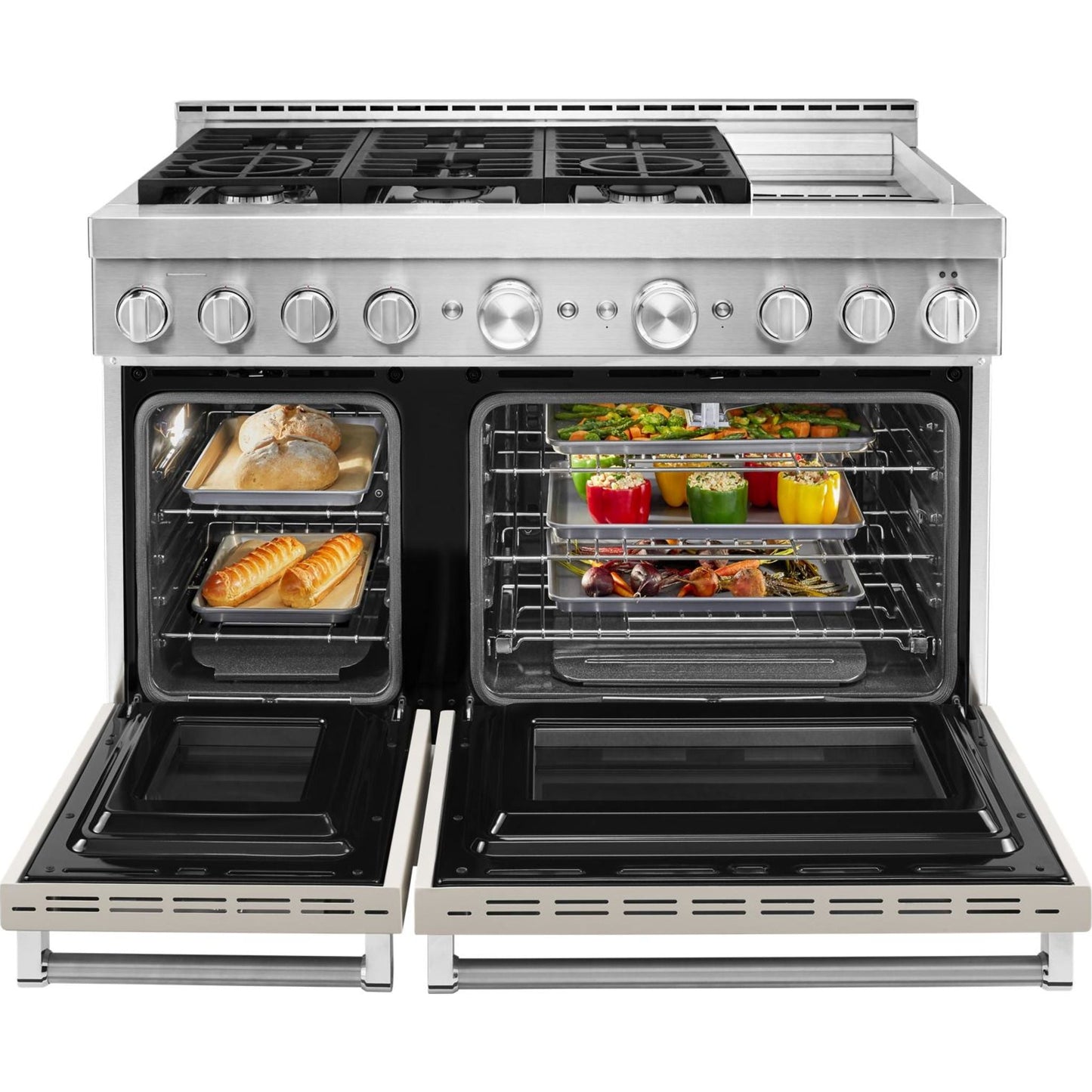 KitchenAid Gas Range (KFGC558JMH) - Milkshake