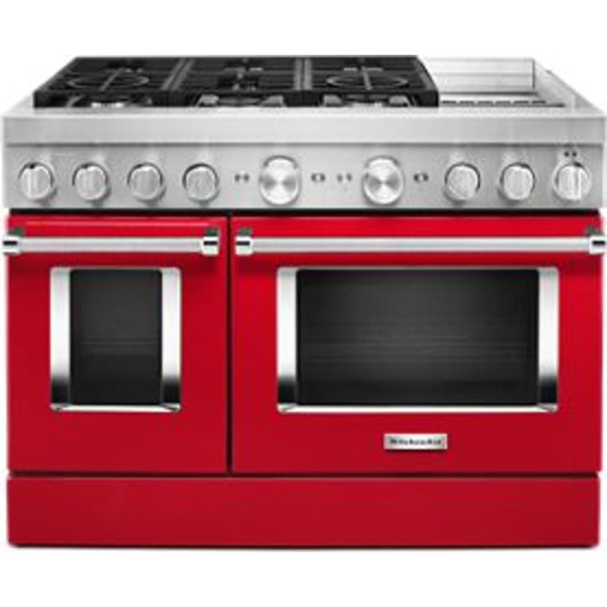 KitchenAid Dual Fuel Range (KFDC558JPA) - Passion Red