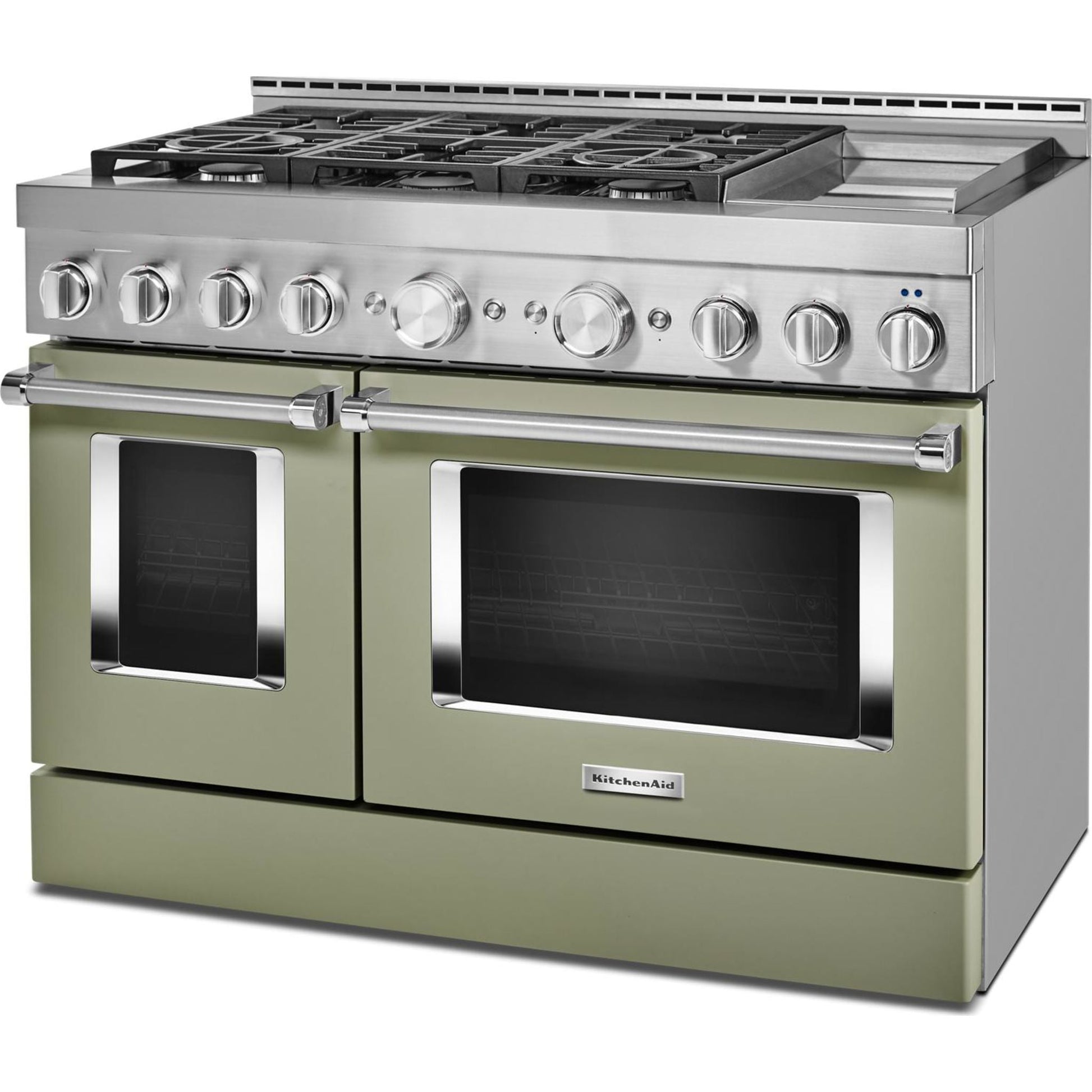 KitchenAid Gas Range (KFGC558JAV) - Avocado Cream