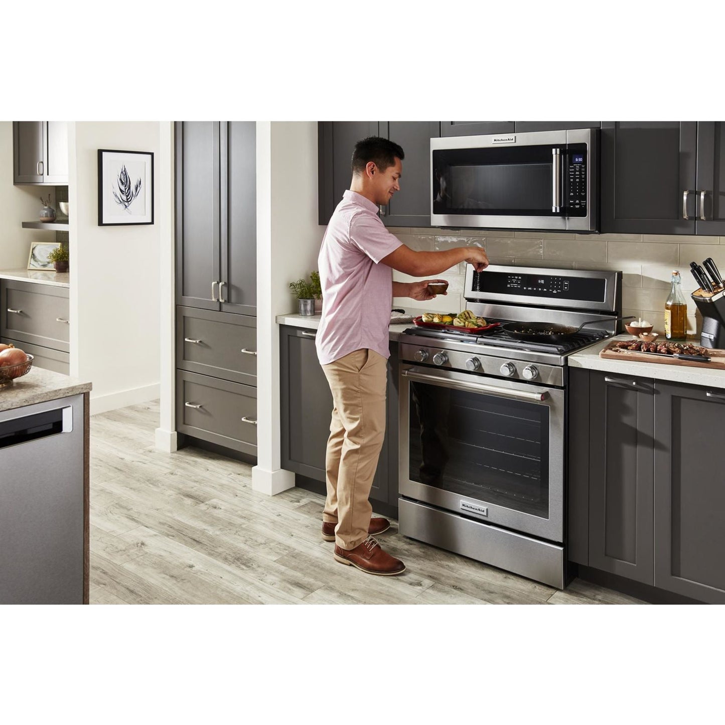 KitchenAid Gas Range (KFGG500ESS) - Stainless Steel