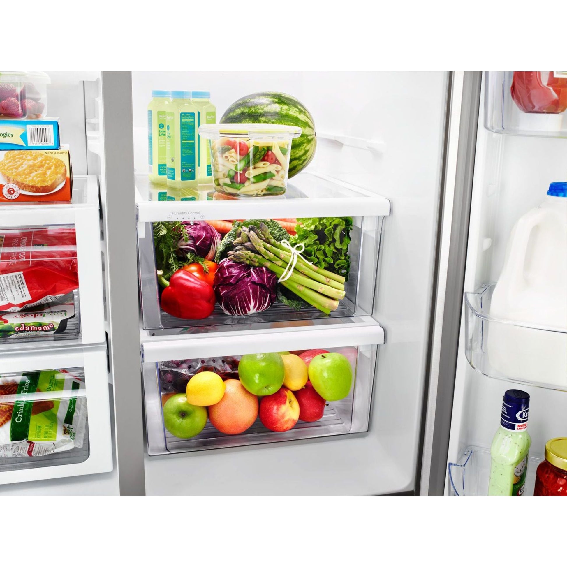 Whirlpool Side x Side Fridge (WRS571CIHZ) - Stainless Steel