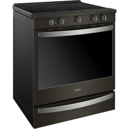 Whirlpool Front Control Range (YWEE750H0HV) - Black Stainless