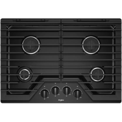 Whirlpool 30" Gas Cooktop (WCG55US0HB) - Black