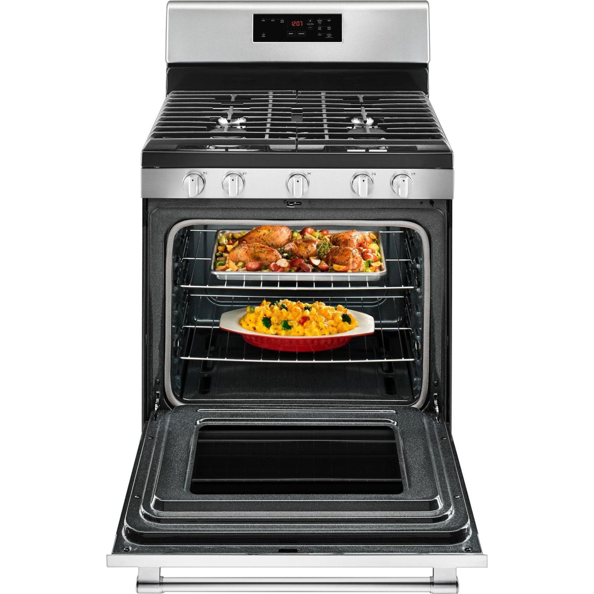Maytag Gas Range (MGR6600FZ) - Fingerprint Resistant Stainless Steel