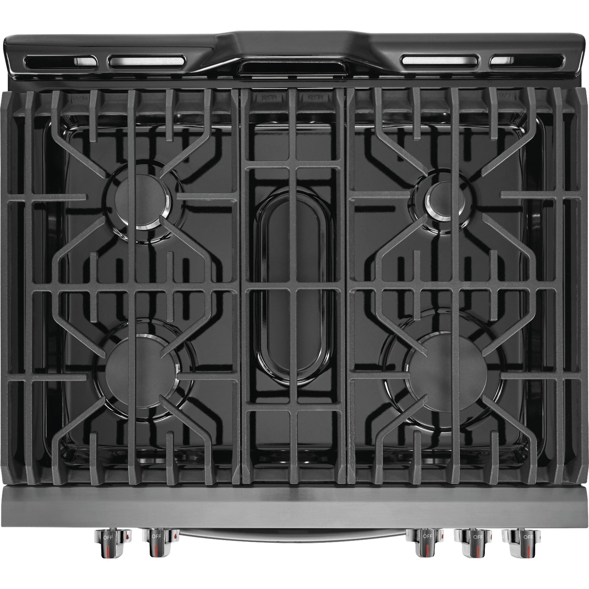 Frigidaire Gallery Gas Range (FGGH3047VD) - Black Stainless