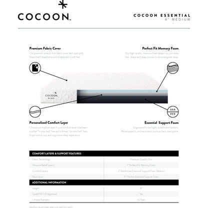 Sealy Cocoon by Sealy Essentials 8" Medium Full Mattress