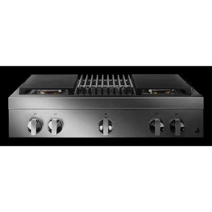 JennAir 36" Gas Cooktop (JGCP636HM) - Floating Glass Black