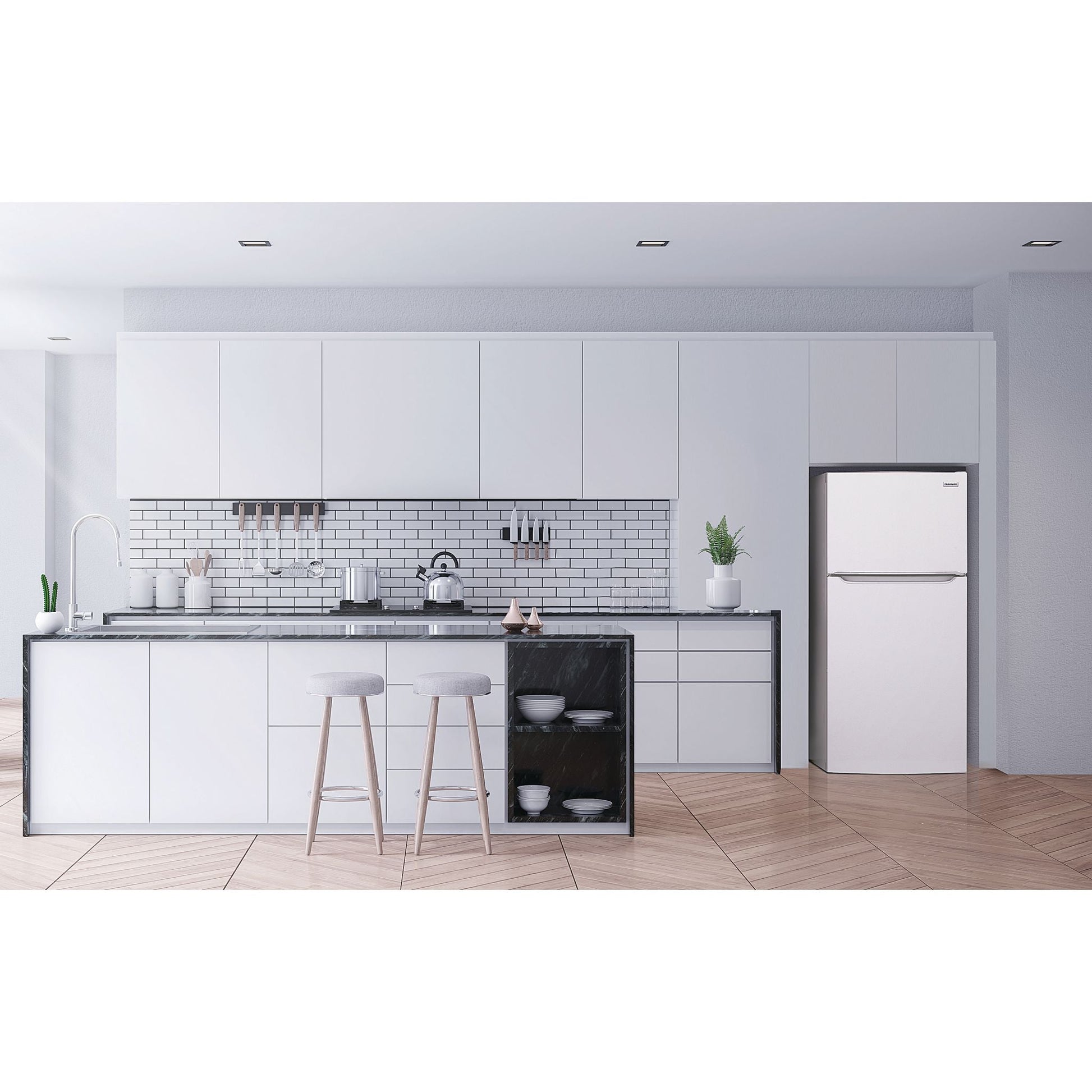 Frigidaire Top Mount Fridge (FFTR1835VW) - White