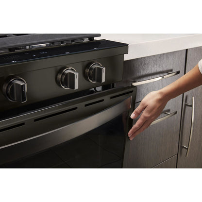 Whirlpool Gas Range (WEG750H0HV) - Black Stainless
