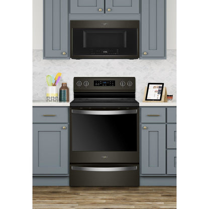 Whirlpool Convection Range (YWFE775H0HV) - Black Stainless