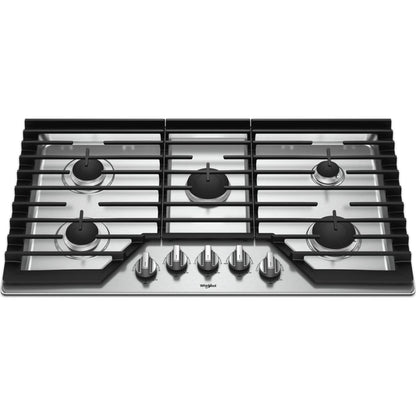 Whirlpool 36" Gas Cooktop (WCG55US6HS) - Stainless Steel
