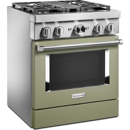 KitchenAid Dual Fuel Range (KFDC500JAV) - Avocado Cream