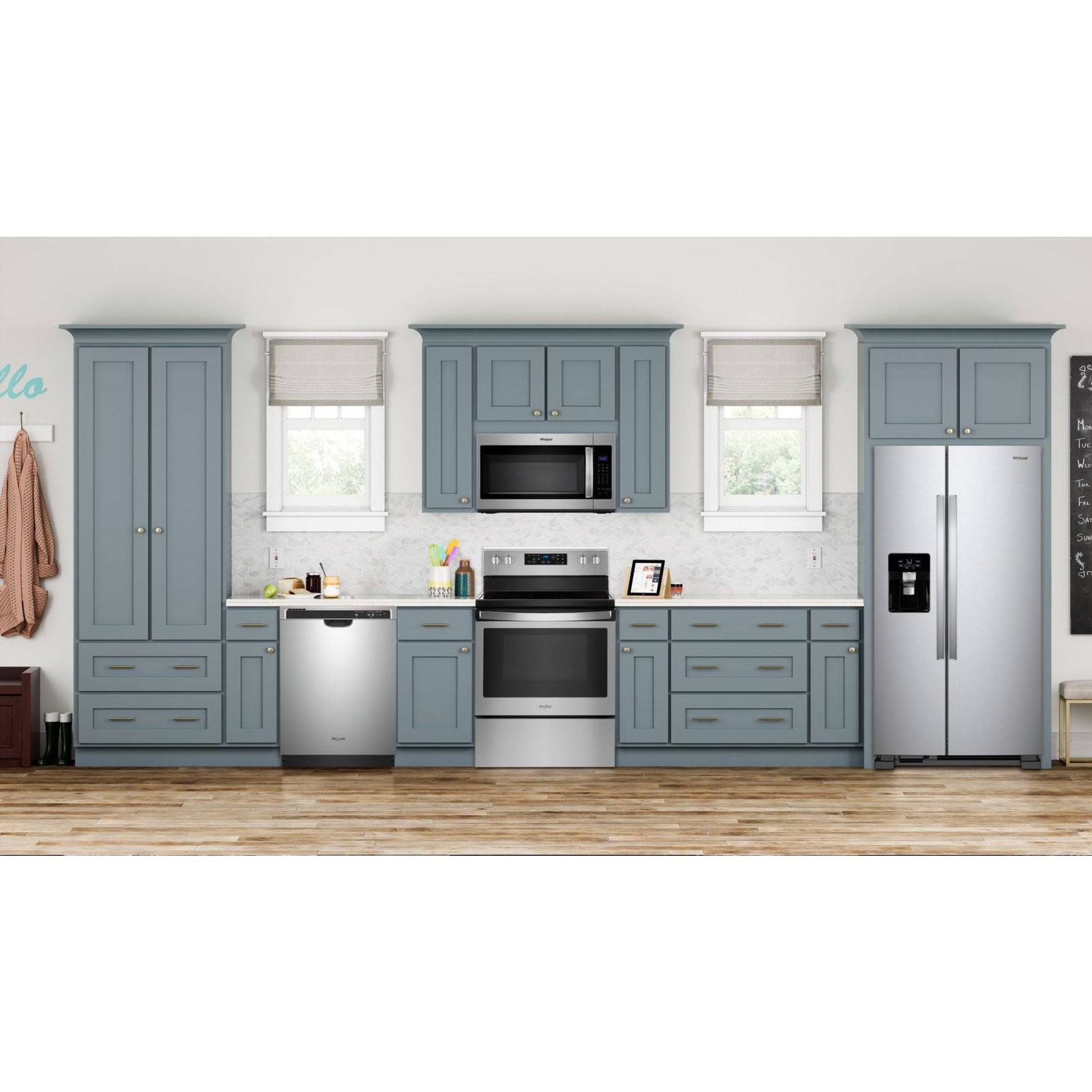 Whirlpool Side x Side Fridge (WRS321SDHZ) - Stainless Steel