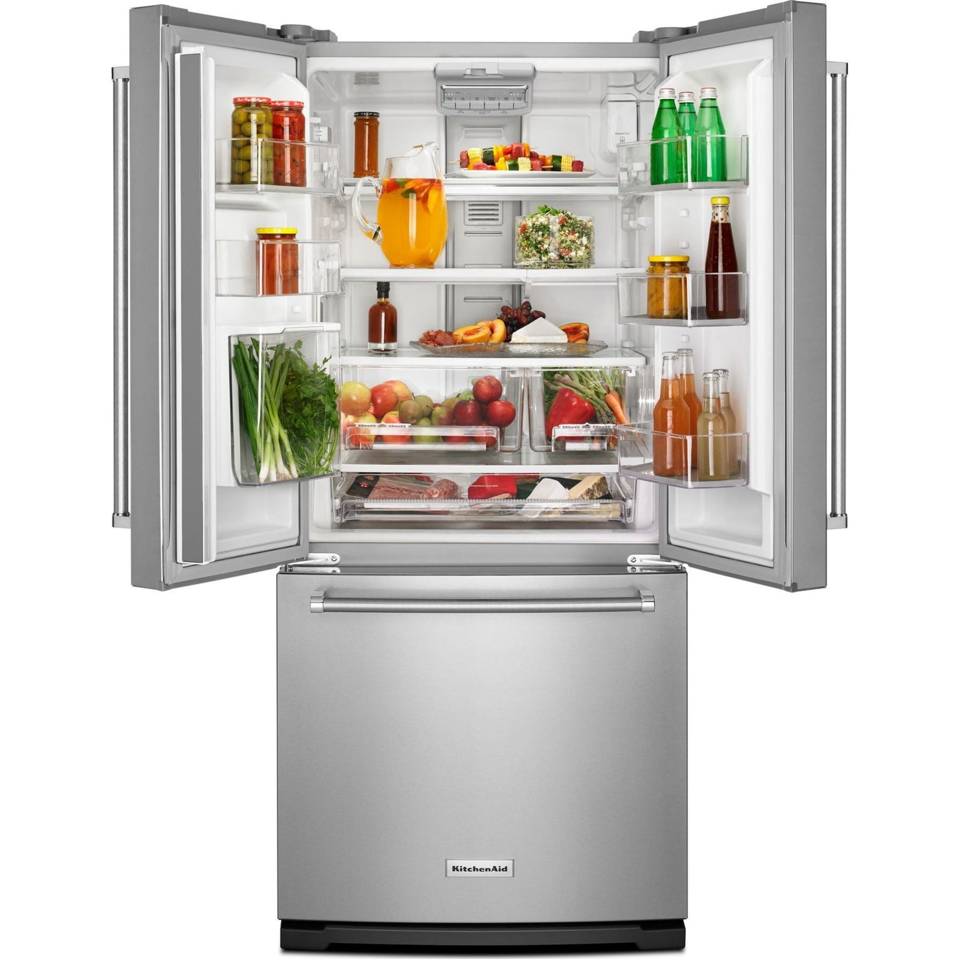 KitchenAid French Door Fridge (KRFF300ESS) - Stainless Steel