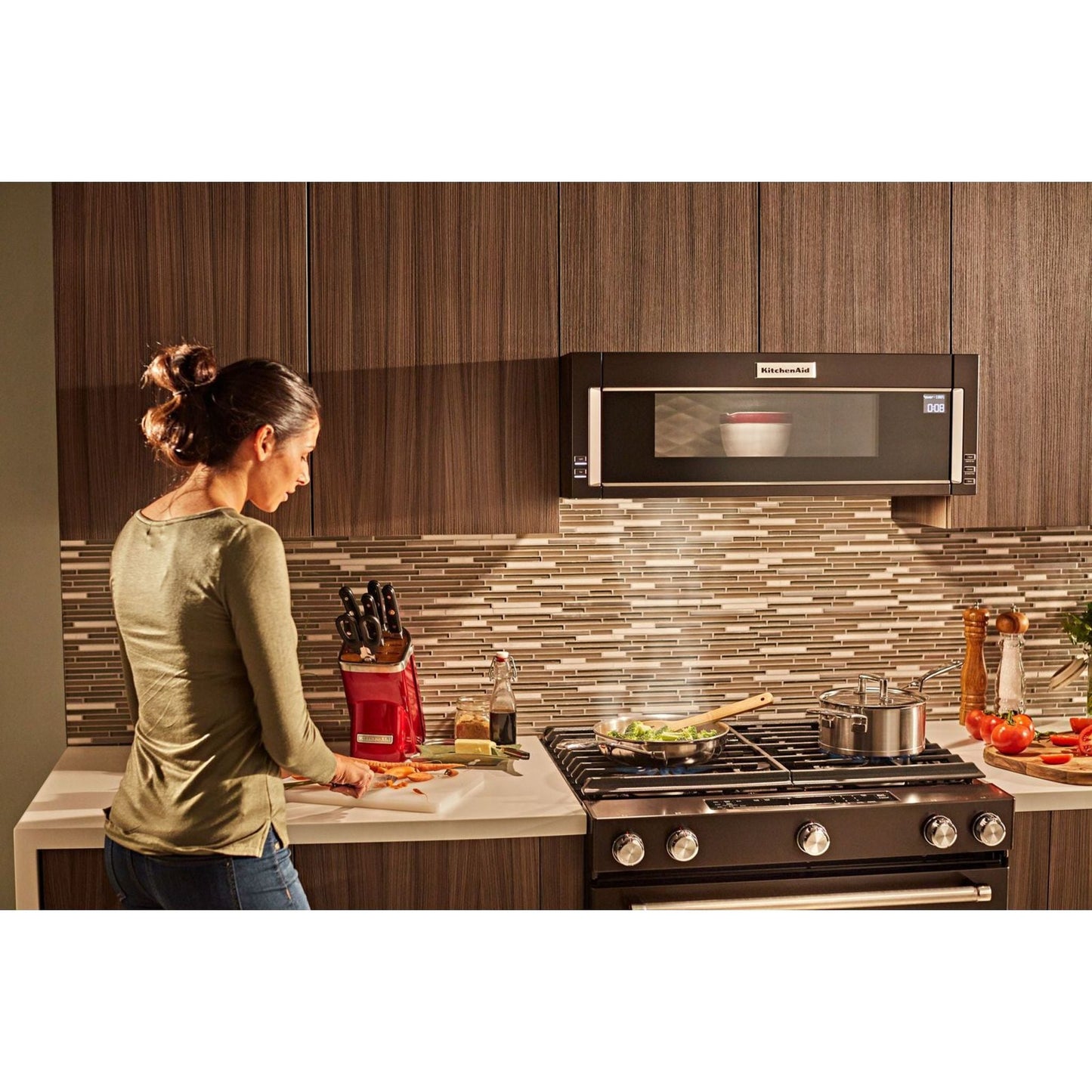 KitchenAid Gas Range (KSGG700EBS) - Black Stainless Steel