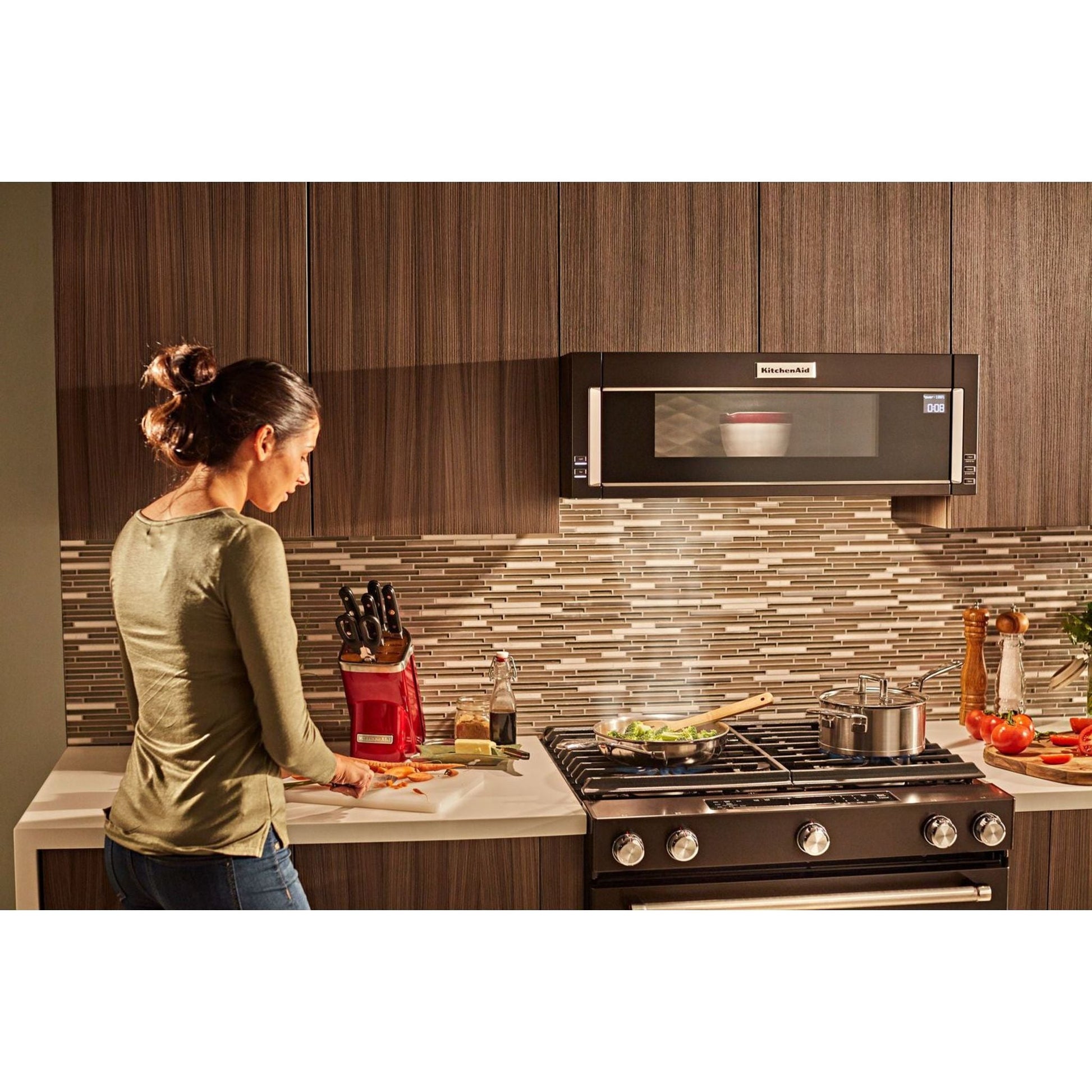 KitchenAid Gas Range (KSGG700EBS) - Black Stainless Steel