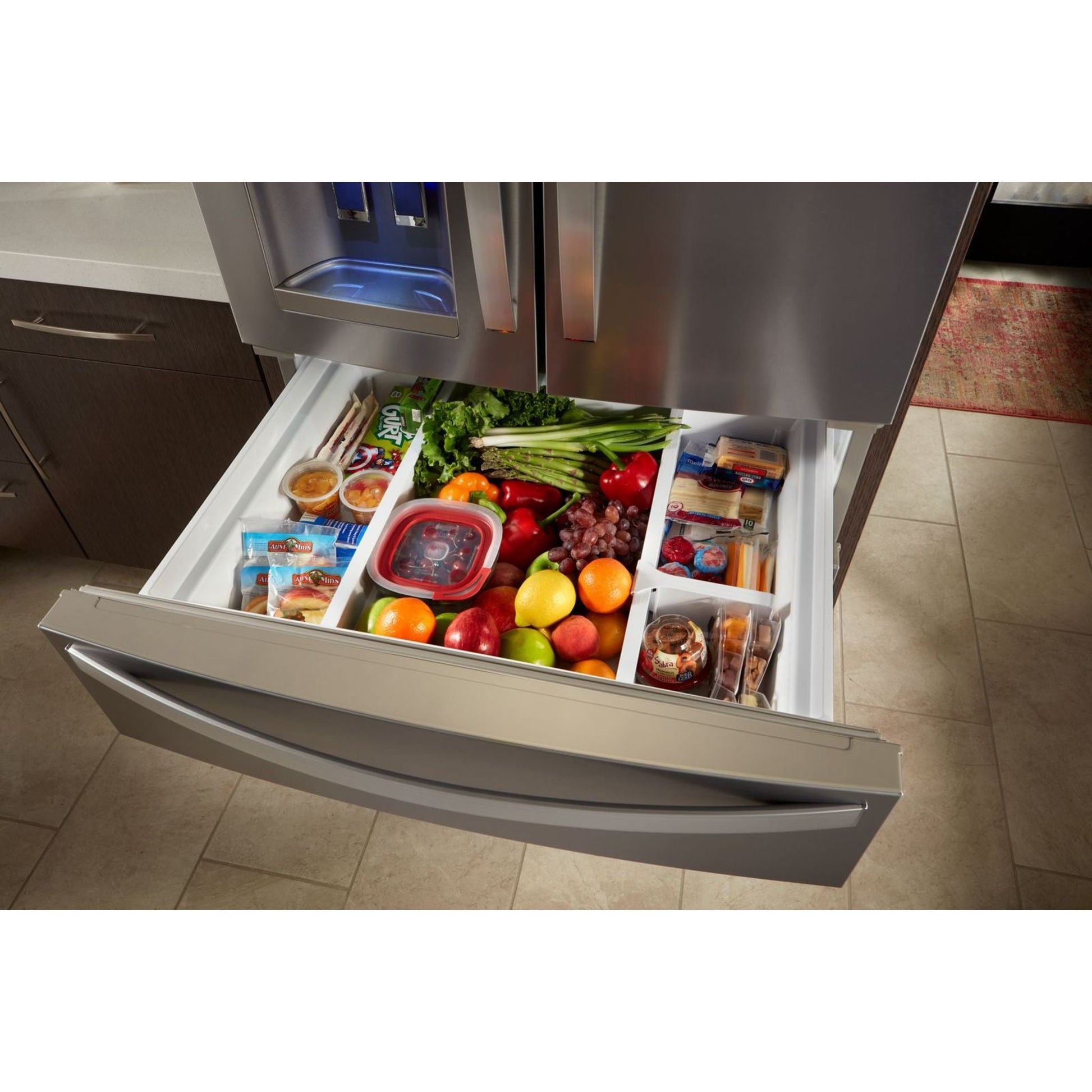 Whirlpool 4 Door Bottom Mount (WRX735SDHZ) - Stainless Steel