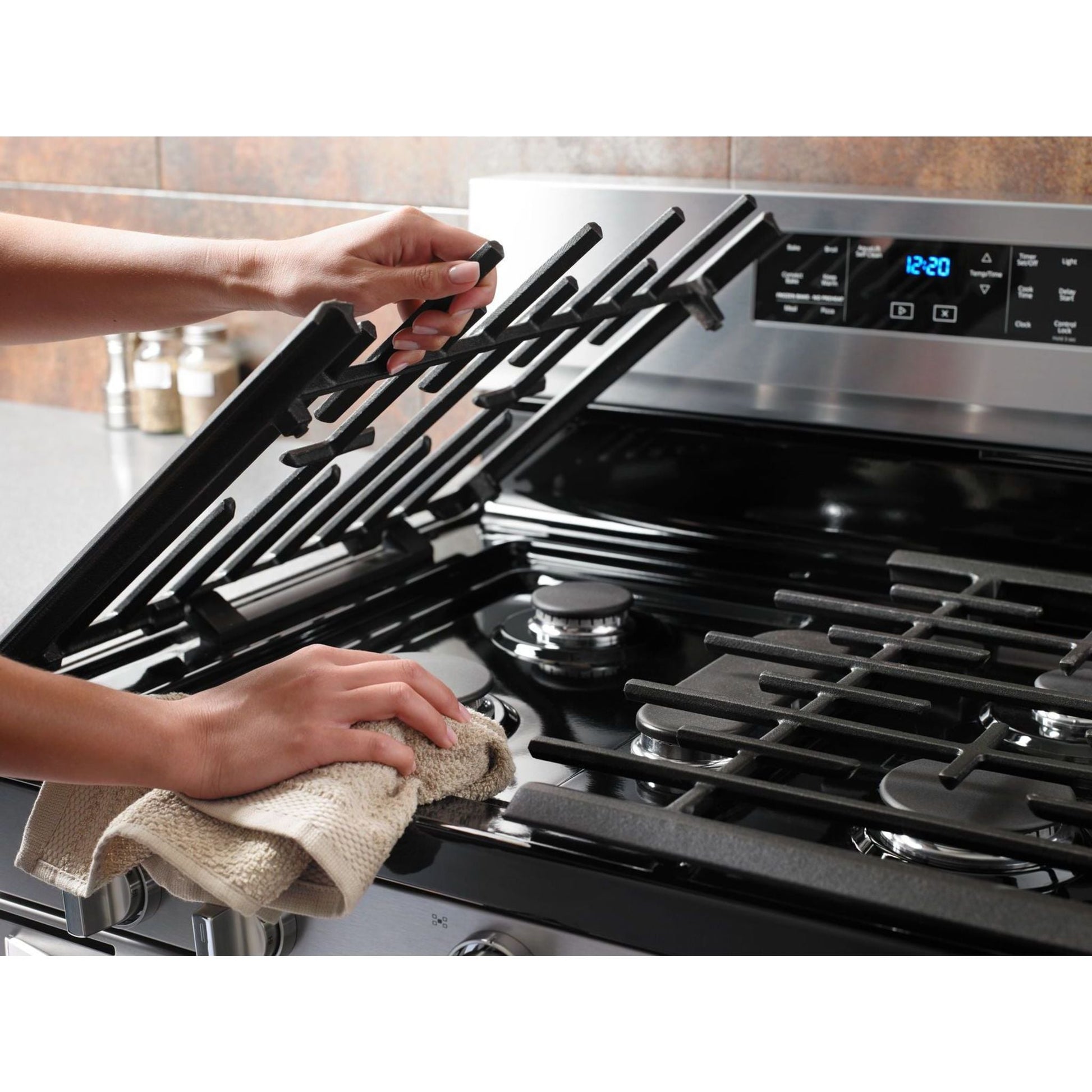 Whirlpool Gas Range (WFG775H0HZ) - Stainless Steel