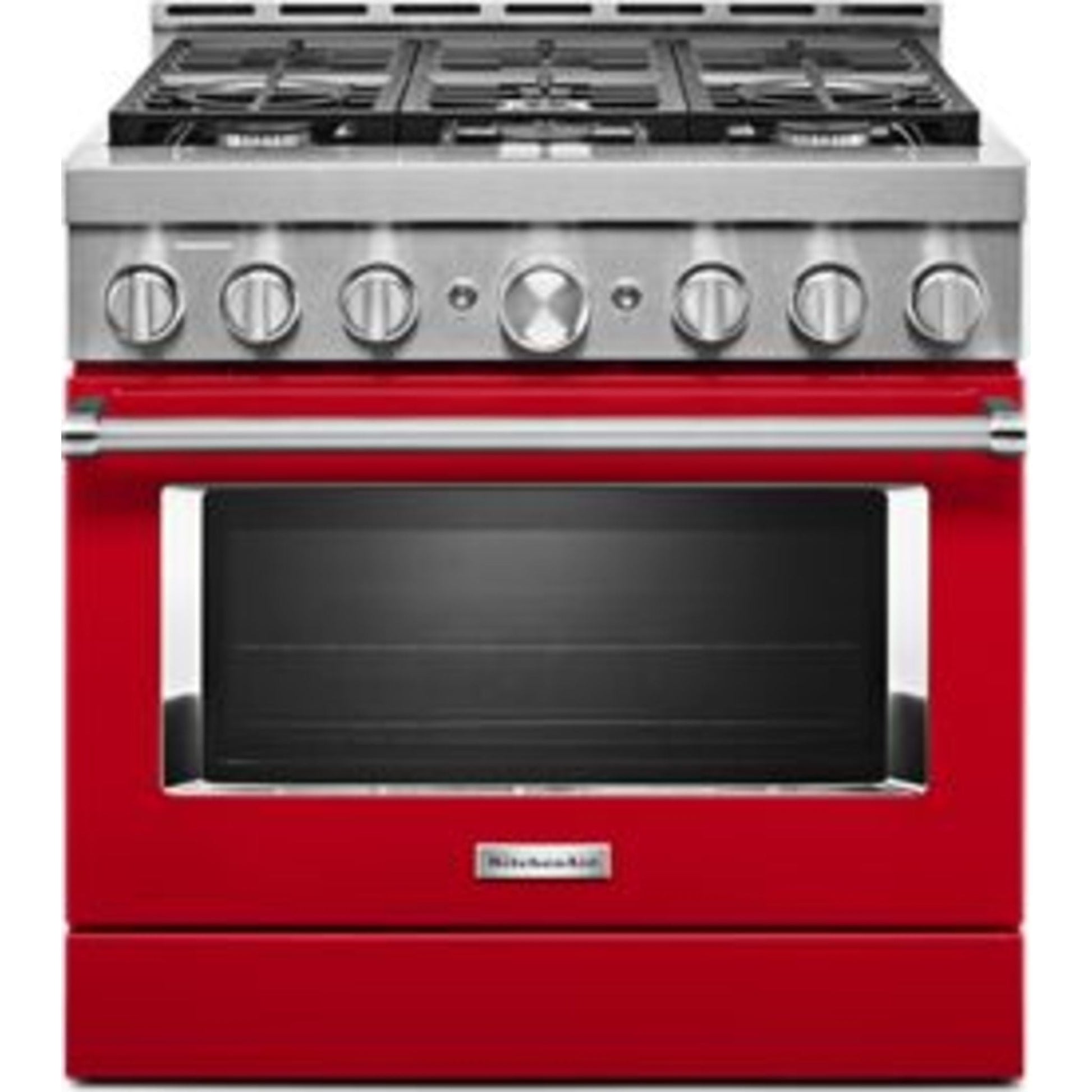 KitchenAid Gas Range (KFGC506JPA) - Passion Red