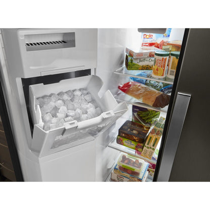 Whirlpool Side x Side Fridge (WRS571CIHV) - Black Stainless