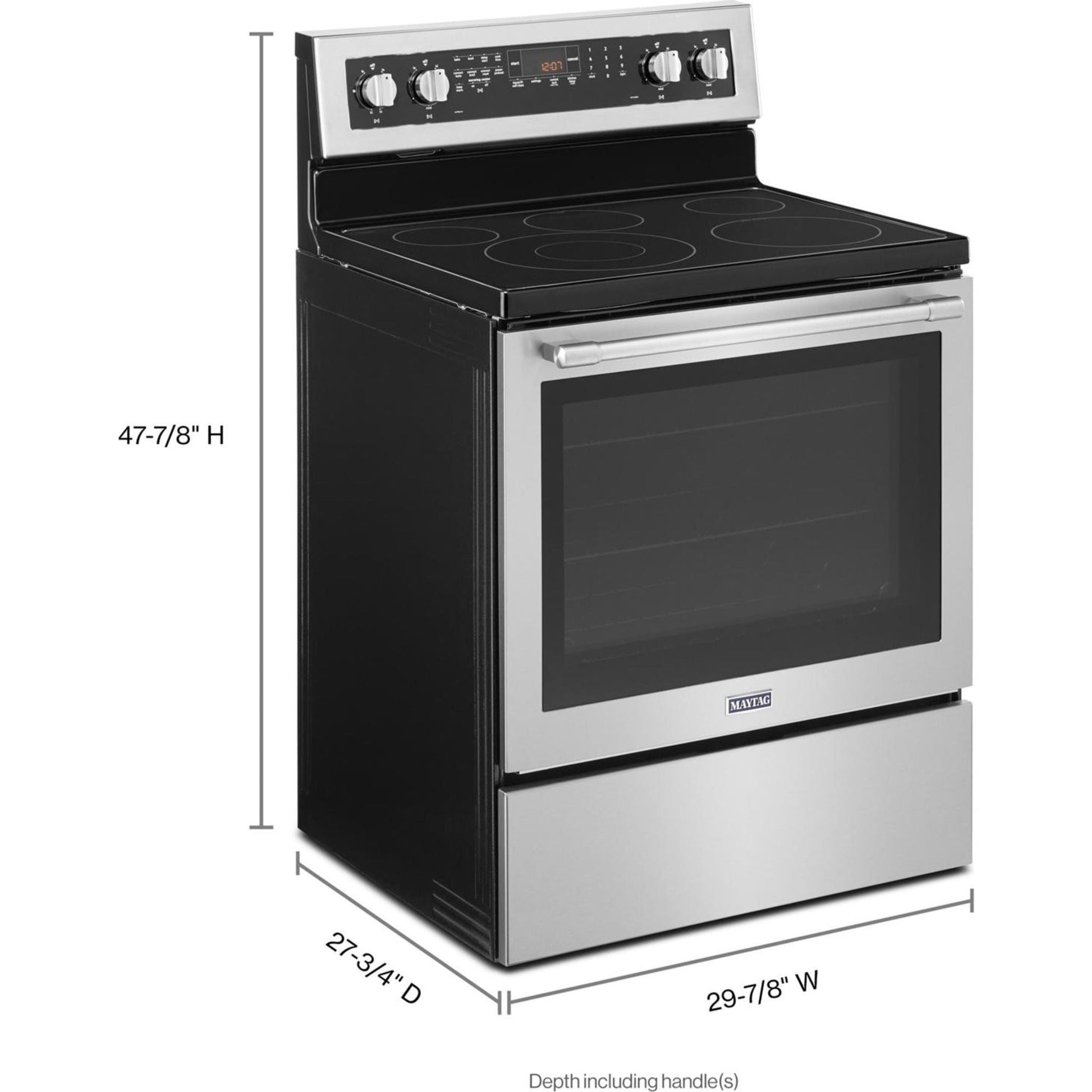 Maytag True Convection Range (YMER8800FZ) - Stainless Steel