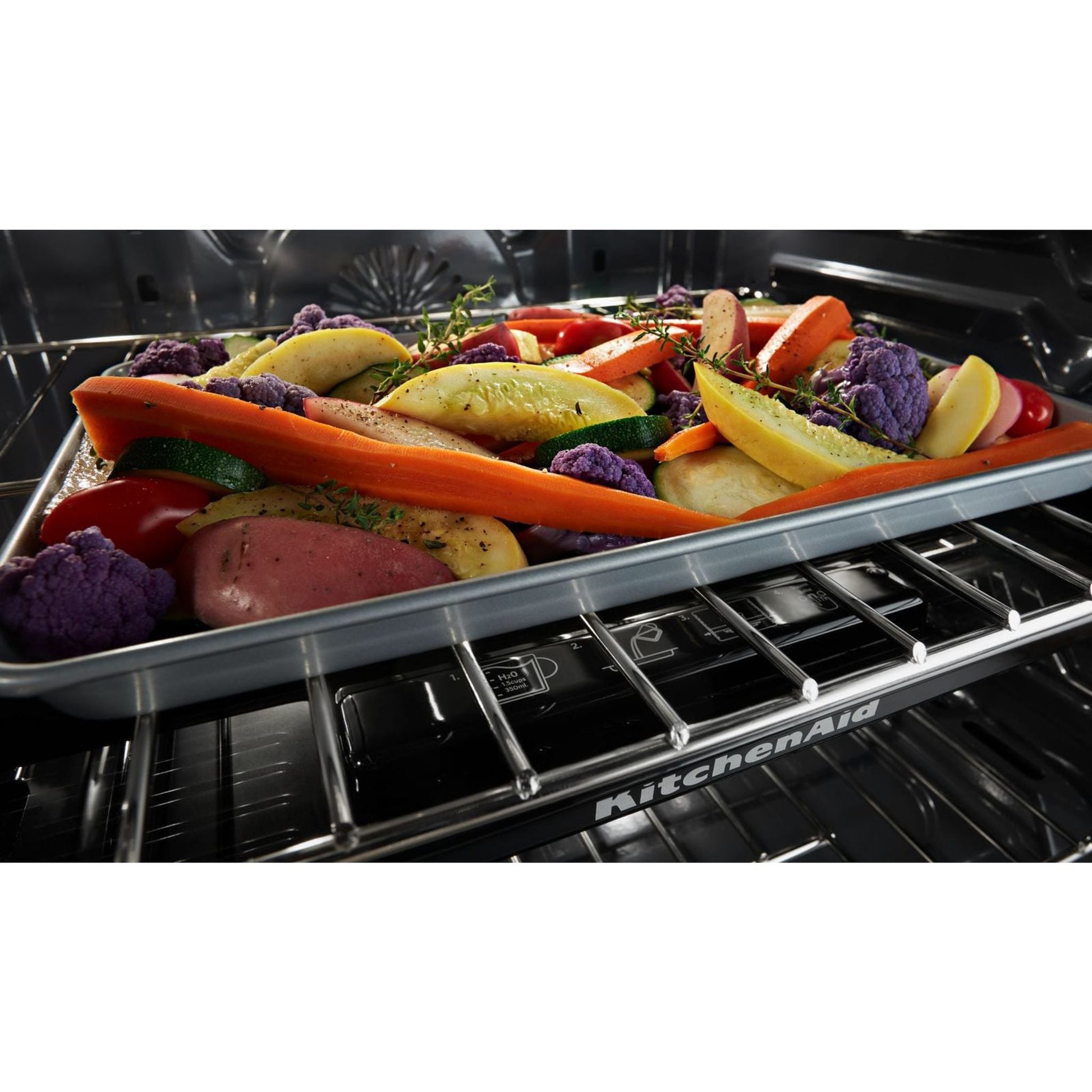 KitchenAid Gas Range (KSGG700EBS) - Black Stainless Steel