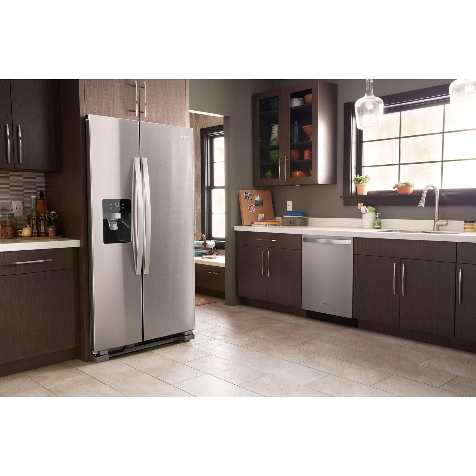 Whirlpool Side x Side Fridge (WRS325SDHZ) - Stainless Steel