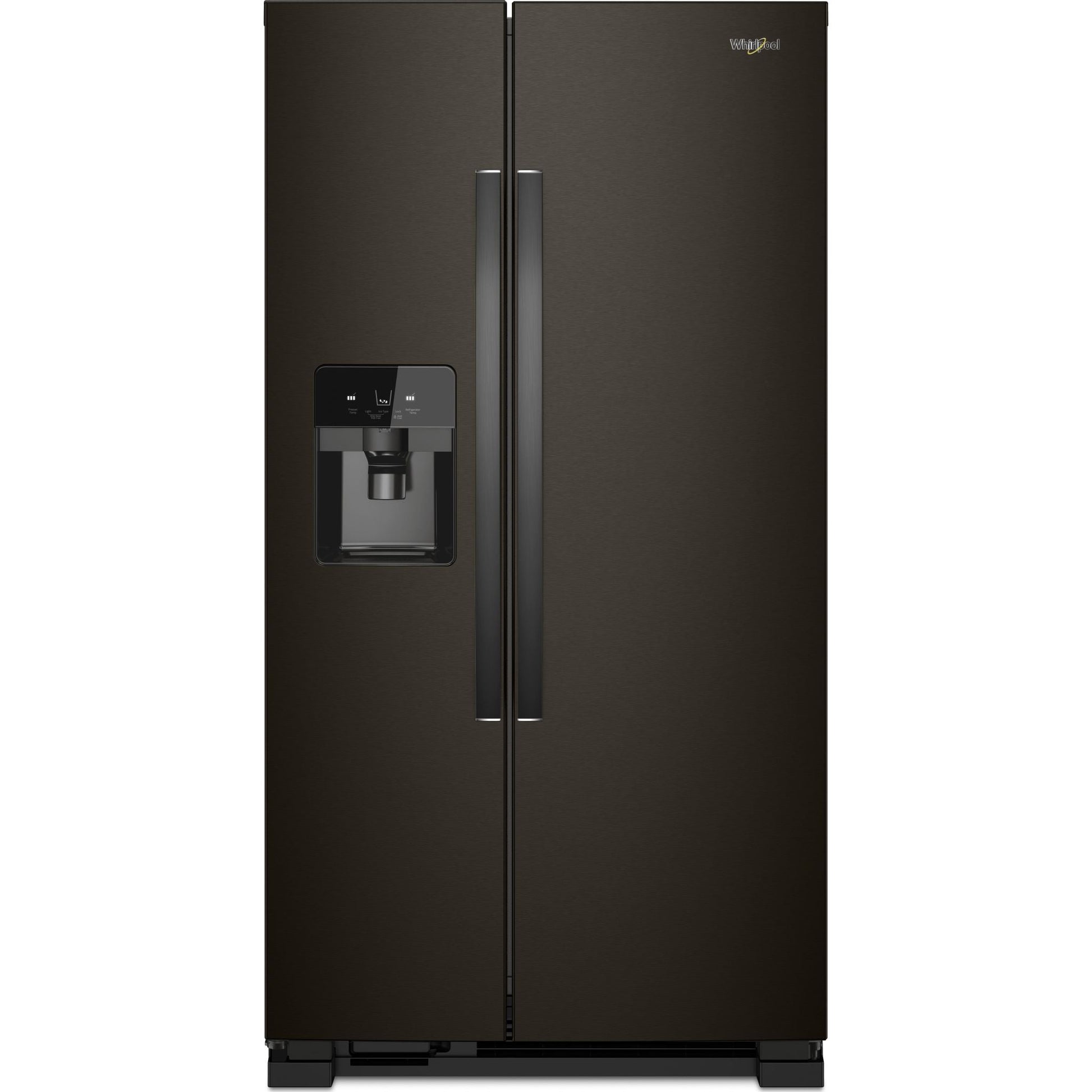 Whirlpool Side x Side Fridge (WRS325SDHV) - Black Stainless