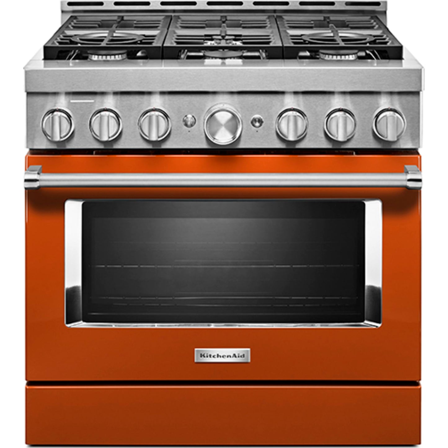 KitchenAid Gas Range (KFGC506JSC) - Scorched Orange