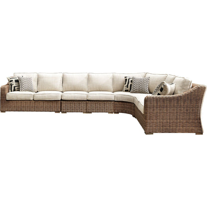 Outdoor Beachcroft Collection 5 Piece Package Beige