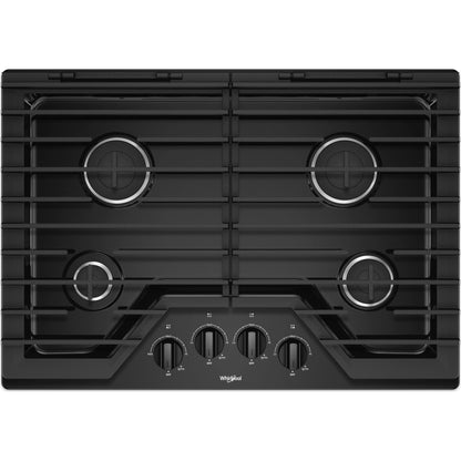 Whirlpool 30" Gas Cooktop (WCG55US0HB) - Black