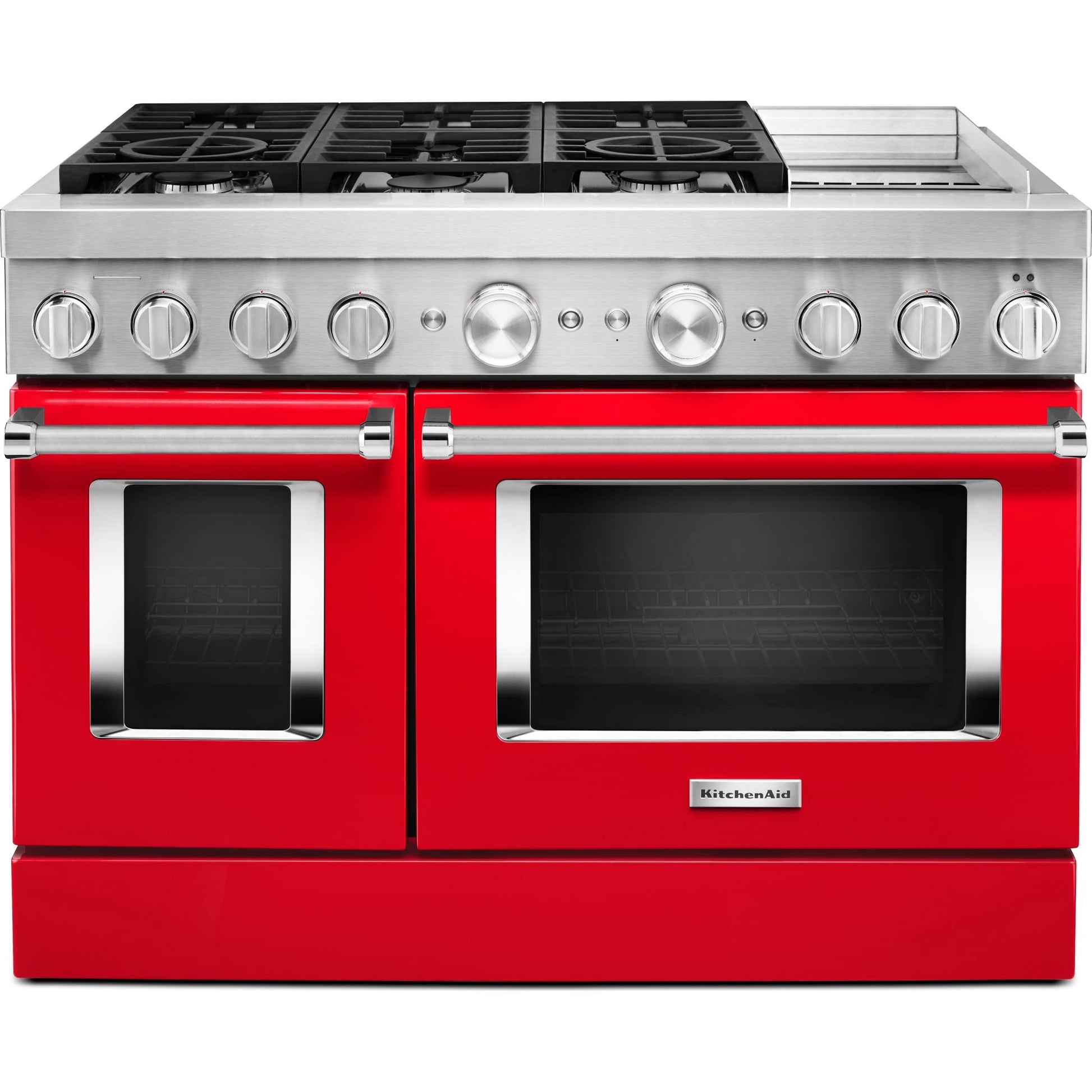 KitchenAid Dual Fuel Range (KFDC558JPA) - Passion Red