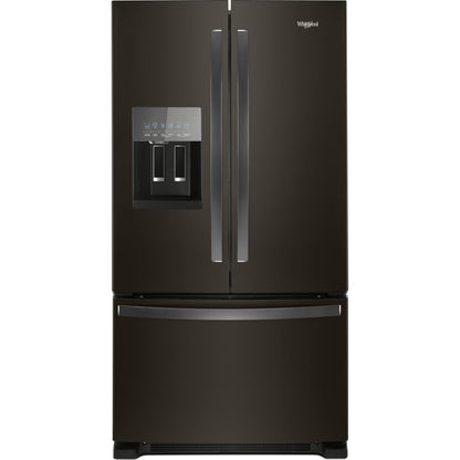 Whirlpool French Door Fridge (WRF555SDHV) - Black Stainless