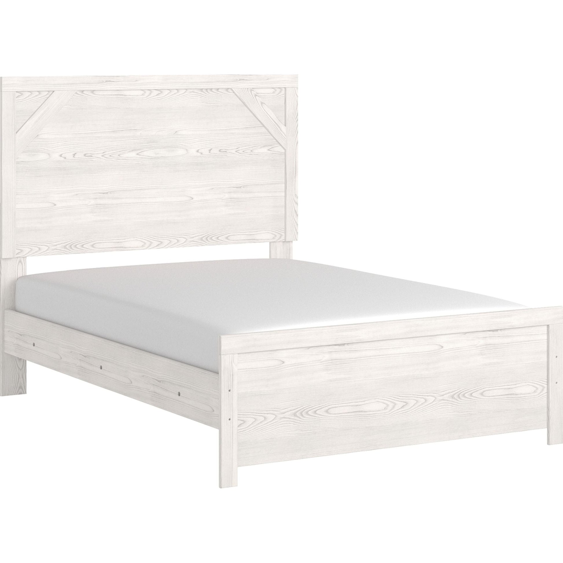 Gerridan 3 Piece Full Bed - White/Gray