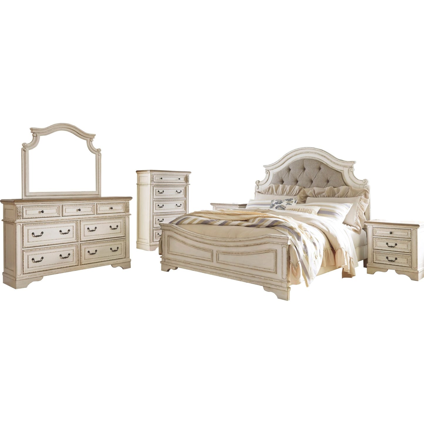Realyn 6 Piece Bedroom