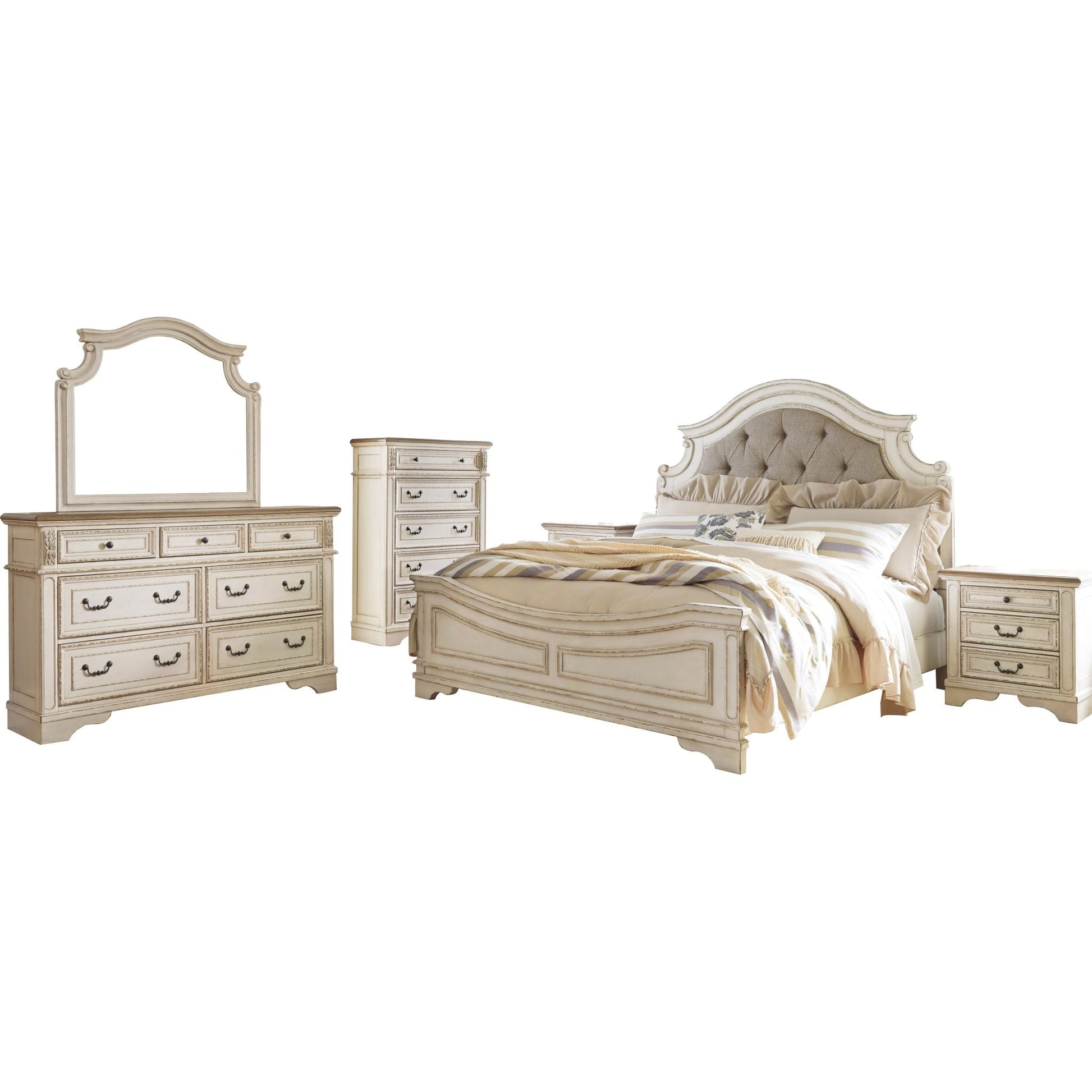 Realyn 6 Piece Bedroom