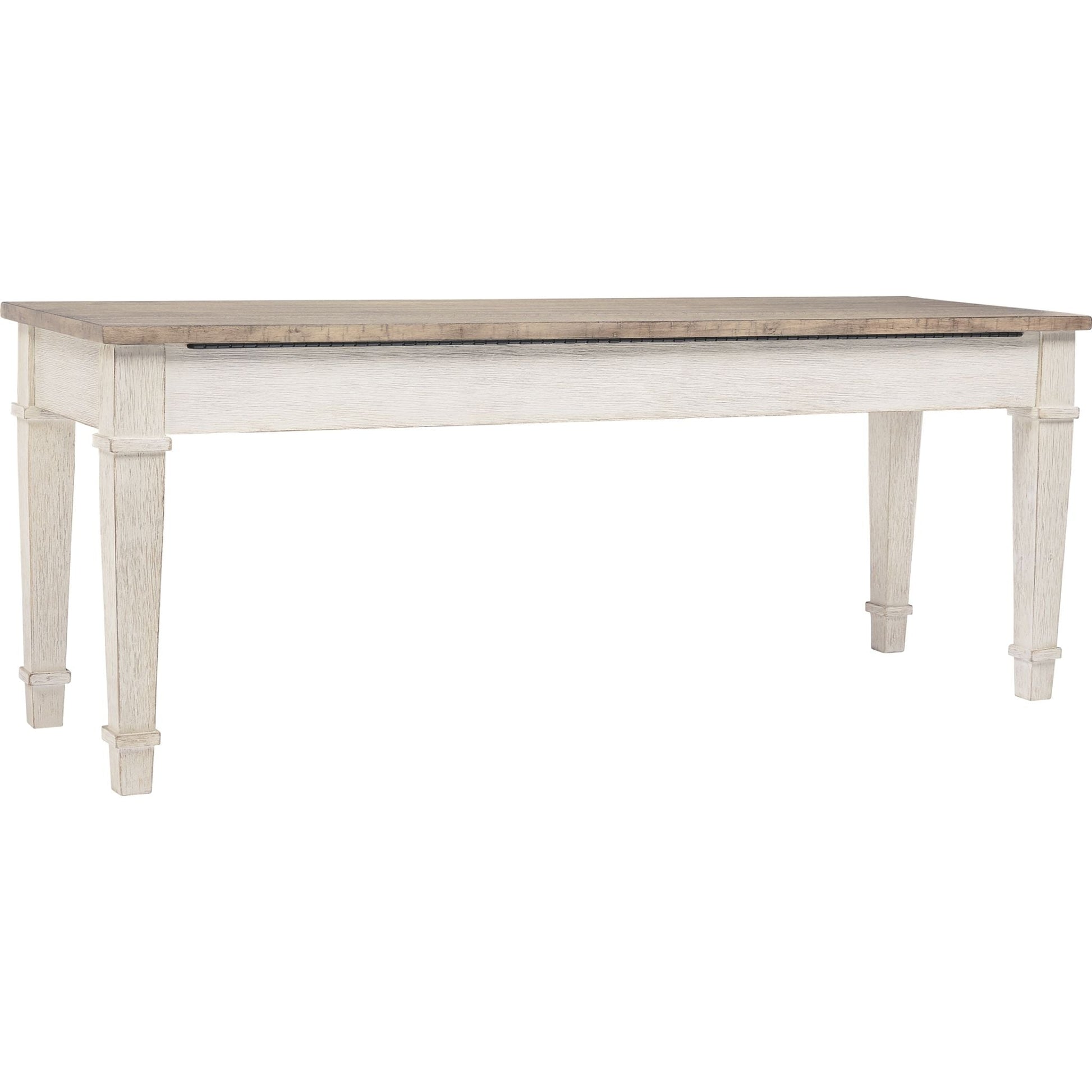 Skempton Bench - White/Light Brown - (D394-00)