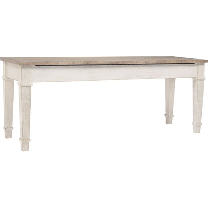 Skempton Bench - White/Light Brown - (D394-00)