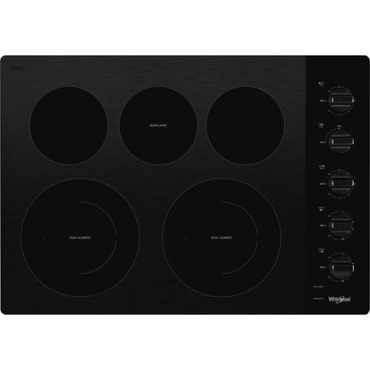 Whirlpool 30" Cooktop (WCE77US0HB) - Black